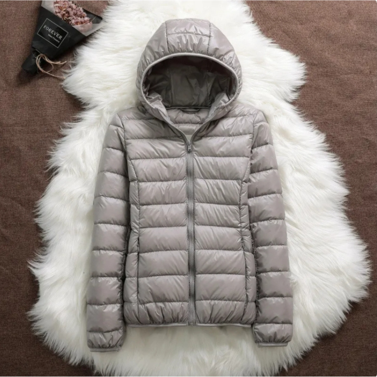 Elegant Lined Mid-Season Jacket