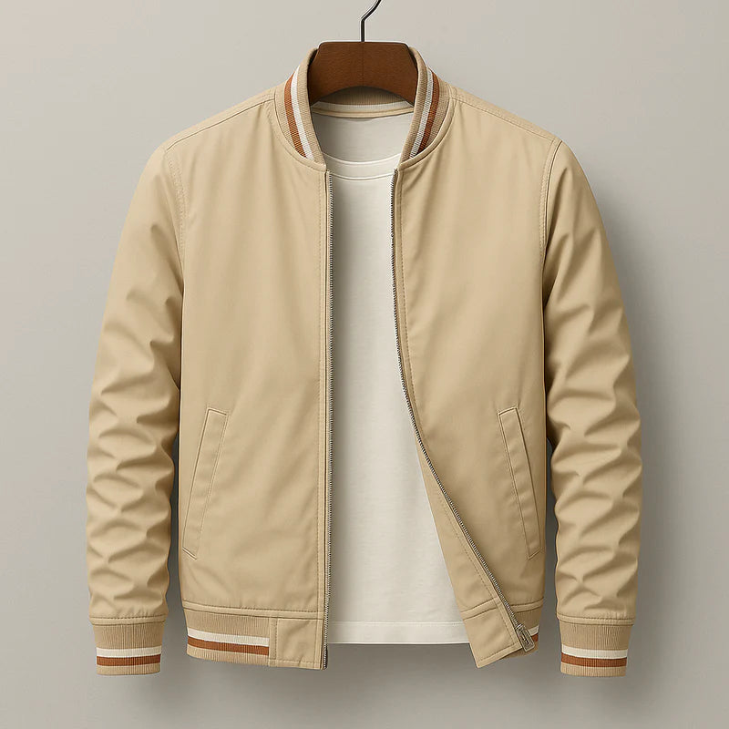 ST™ Stylish Striped Bomber Jacket