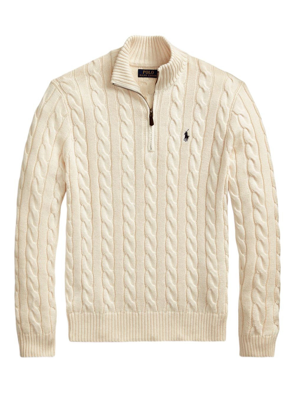 RL™ Cable-Knit Cotton Quarter-Zip Jumper