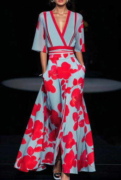 Amalia | Flattering Floral Dress