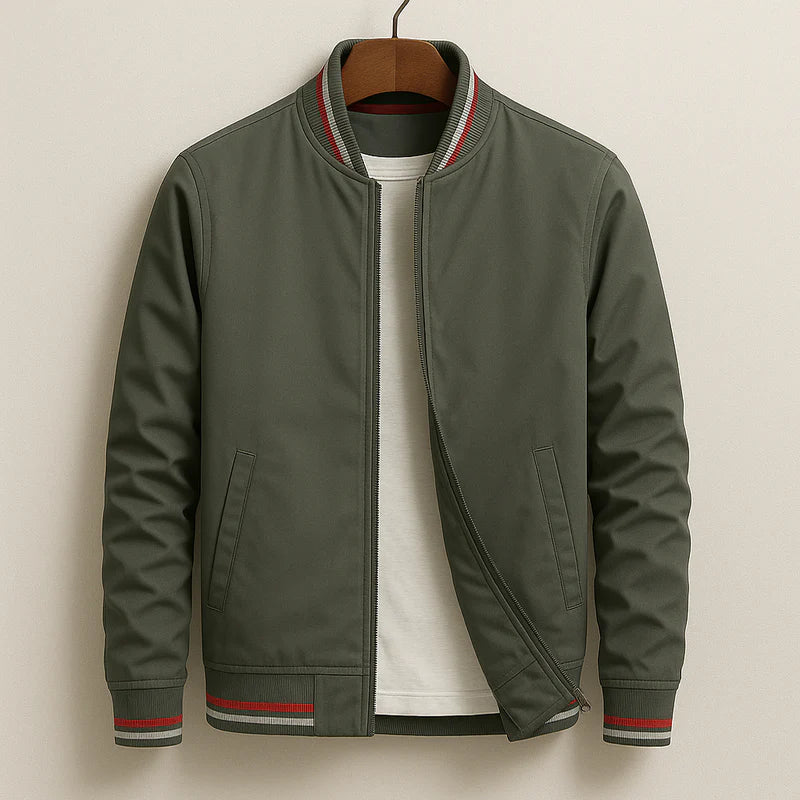 ST™ Stylish Striped Bomber Jacket