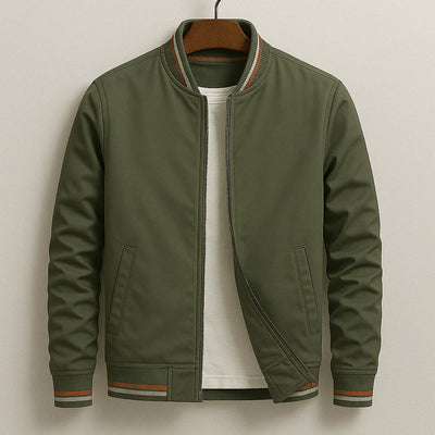 ST™ Stylish Striped Bomber Jacket