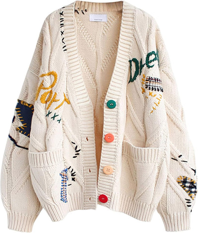 Women's knitted cardigan