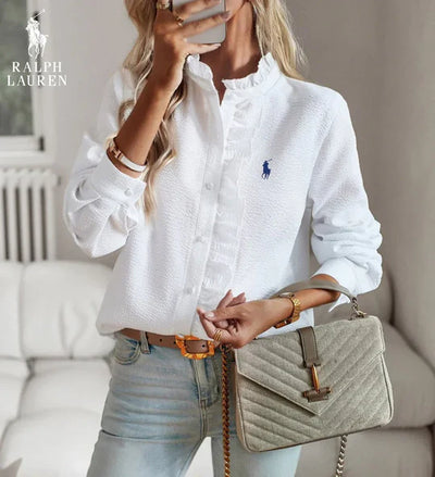 RL™ Luxury Ruffled Blouse for Women