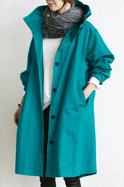 Stylish and water-repellent trench coat