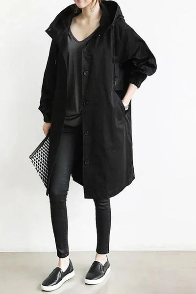 Stylish and water-repellent trench coat
