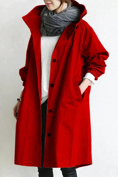 Stylish and water-repellent trench coat