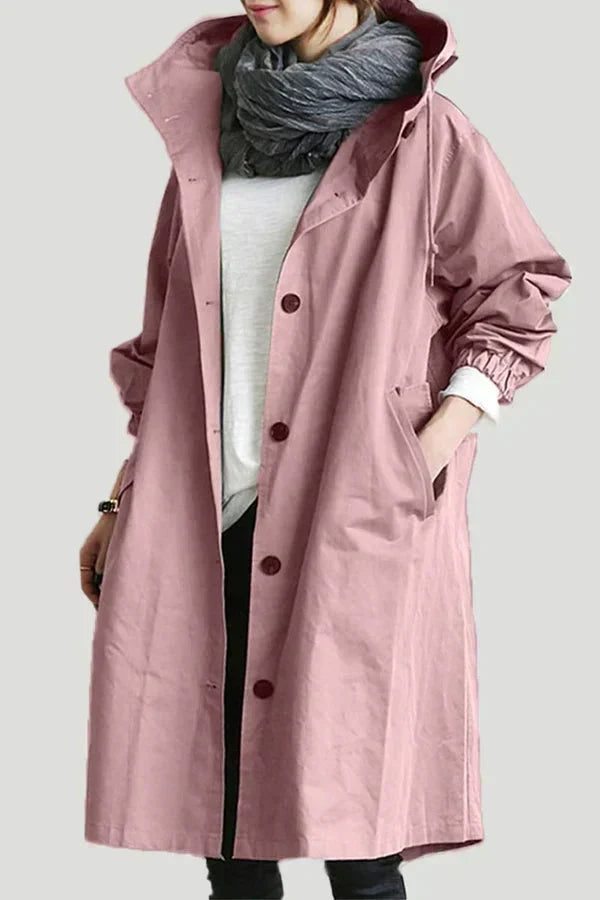 Stylish and water-repellent trench coat
