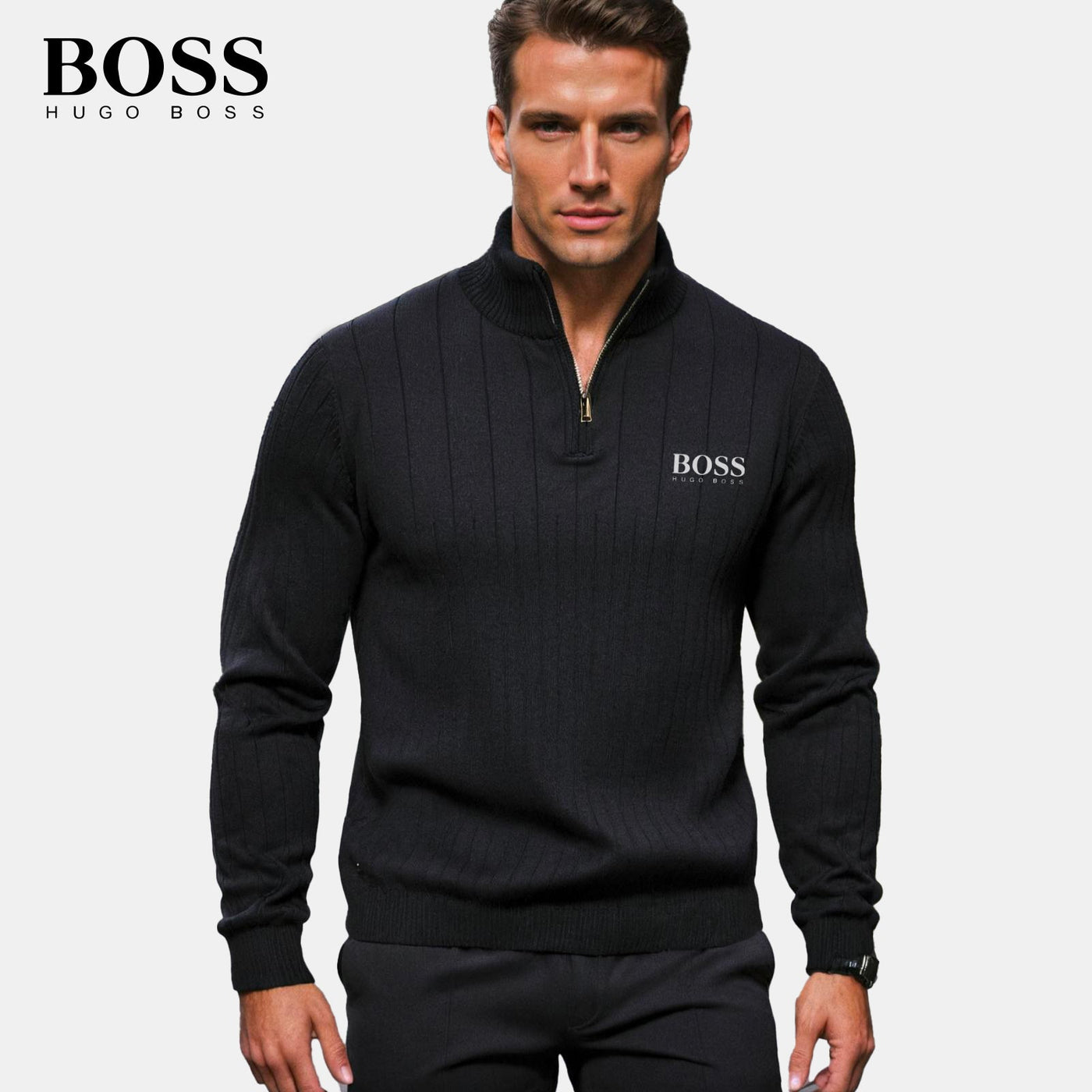 HB™ Classic Quarter-Zip Sweater